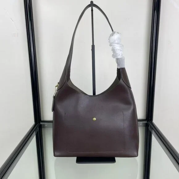 Coach Brooklyn Shoulder Bag 28 – Brass/Maple - Picture 2 of 8